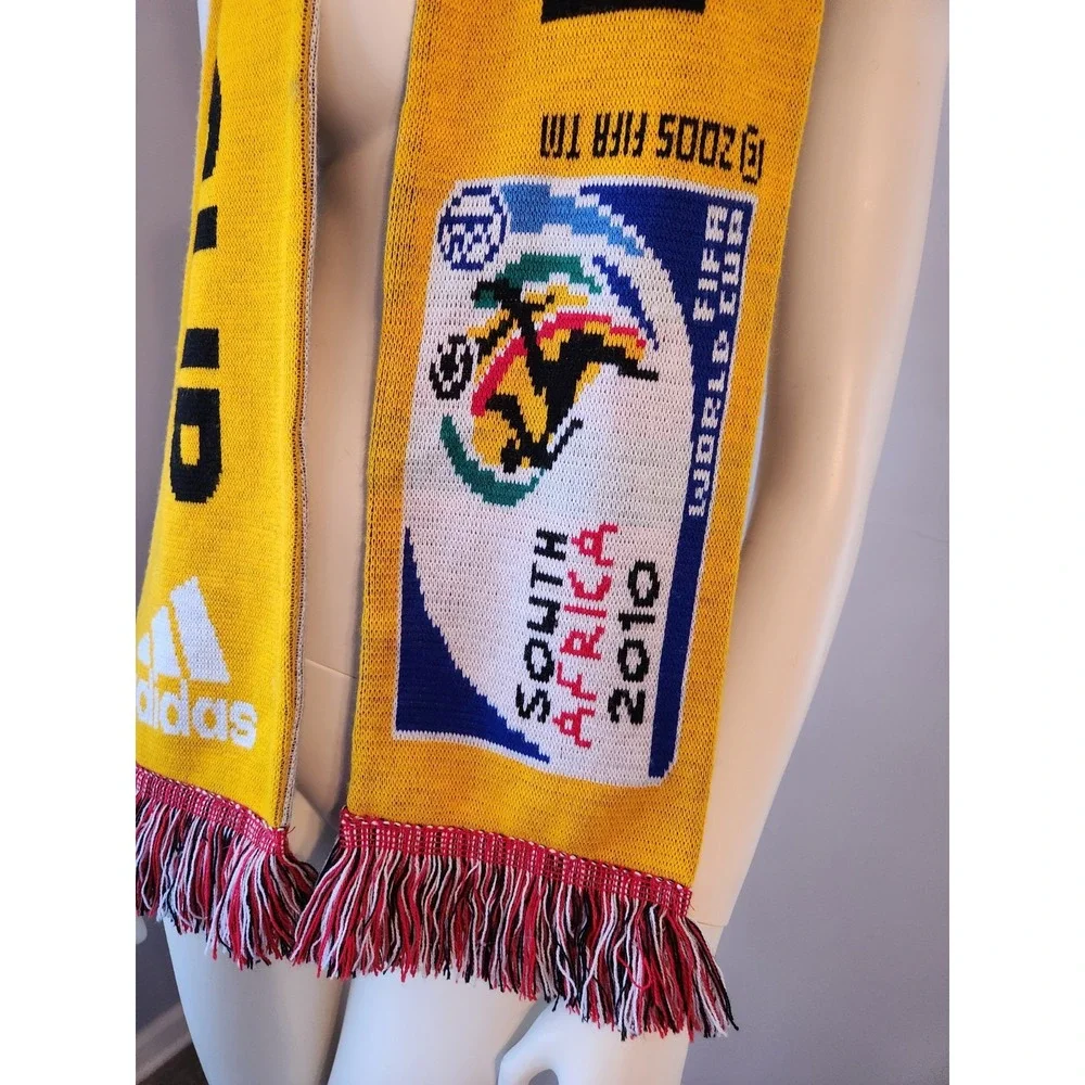 Adidas 2010 WORLD CUP SOUTH AFRICA Fifa TEAM SOCCER FUTBOL FAN KNIT Fringe SCARF